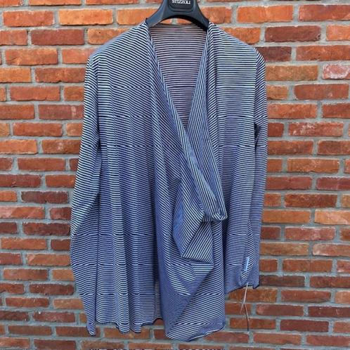 L/XL Top trui Maravandelli Sartoria Ismara tencel verschille, Kleding | Dames, Grote Maten, Nieuw, Blouse of Tuniek, Blauw, Ophalen of Verzenden
