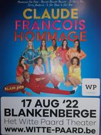 Poster Claude François hommage Alain dès, Collections, Envoi