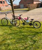 Tandem, aanhangfiets voor 2 kinderen, Fietsen en Brommers, Ophalen, Gebruikt