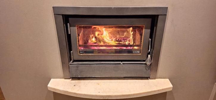 Houtkachel Bodart en Gonay, Maison & Meubles, Poêles, Utilisé, Encastré, Poêle à bois, Bois, Enlèvement