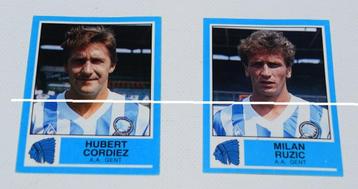 Panini / Football 87 / AA Gent / 2 stickers beschikbaar voor biedingen