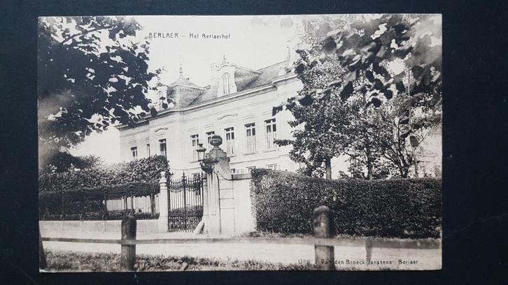 Postkaart Berlaer Berlaar Het Berlaerhof, Verzamelen, Postkaarten | België, Ongelopen, Antwerpen, Voor 1920, Ophalen of Verzenden