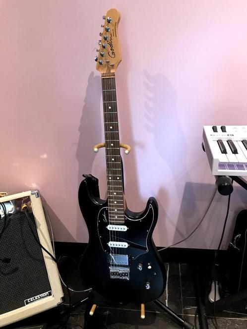 Godin Session HT zwart, Muziek en Instrumenten, Snaarinstrumenten | Gitaren | Elektrisch, Gebruikt, Solid body, Overige merken