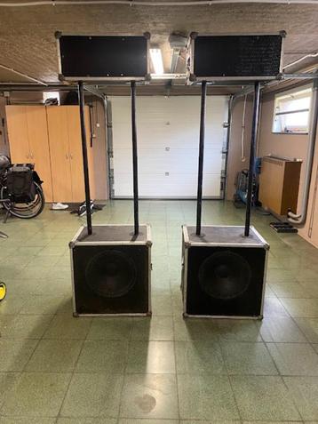 speakers voor discobar disponible aux enchères