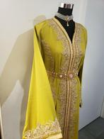 Caftan Majestueux Haute Couture moutarde., Vêtements | Femmes, Enlèvement ou Envoi, Comme neuf