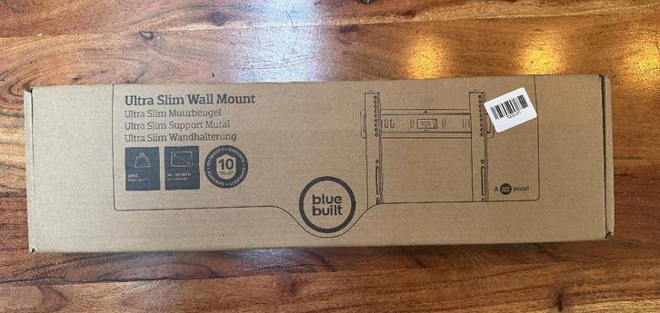 Muurbeugel tv ultrasmal, Audio, Tv en Foto, Televisiebeugels, Zo goed als nieuw, Ophalen of Verzenden