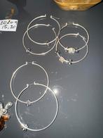 12€/stuk zilverkleurige oorbellen, Handtassen en Accessoires, Oorbellen, Nieuw, Ophalen