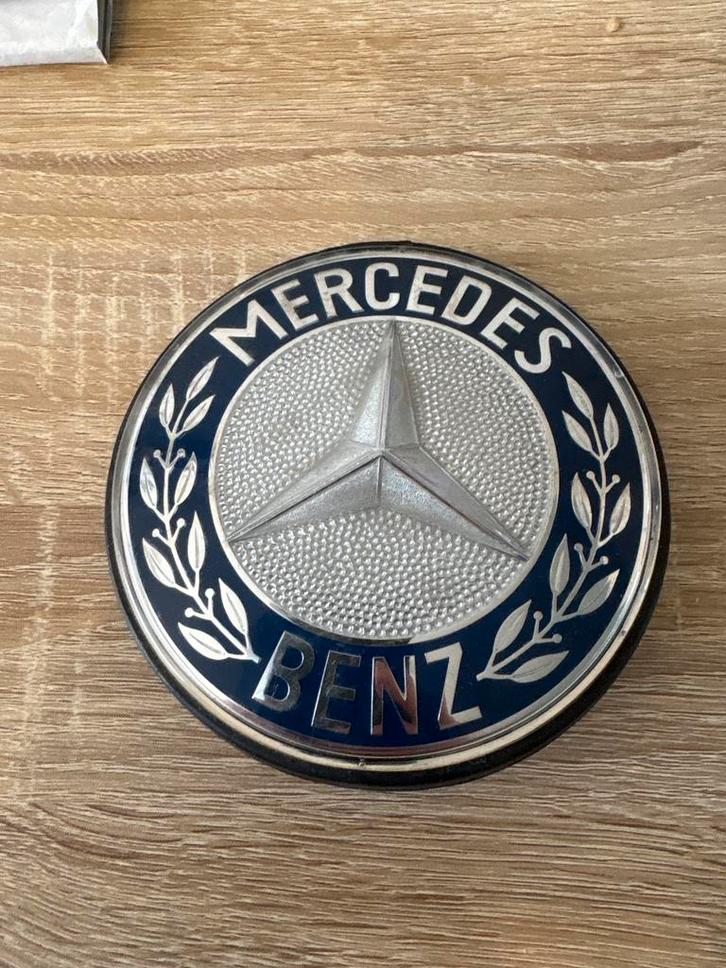Mercedes logo origineel, Auto-onderdelen, Carrosserie, Motorkap, Mercedes-Benz, Voor, Achter, Gebruikt, Ophalen of Verzenden