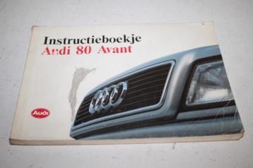 Instructieboek audi 80 B4 gezocht beschikbaar voor biedingen