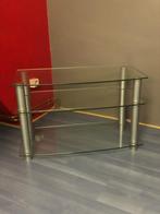 Tv-meubel • glazen tafel, Ophalen, Zo goed als nieuw, Glas