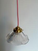 Vintage holophane hanglamp van de jaren 20-30, Ophalen of Verzenden