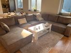 Hoekzetel + Salontafel in NIEUWE STAAT!, Ophalen, Zo goed als nieuw, Leer