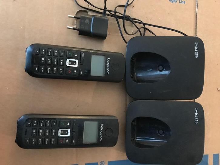 Telefoon Draadloos Belgacom Twist 359       µp, Telecommunicatie, Vaste telefoons | Handsets en Draadloos, Ophalen of Verzenden