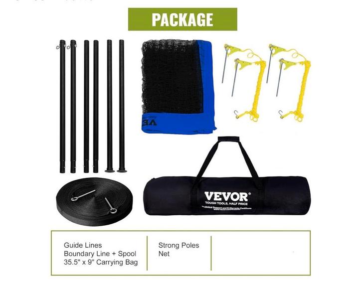 Filet de volley-ball, Sport en Fitness, Volleybal, Zo goed als nieuw, Overige typen, Ophalen of Verzenden