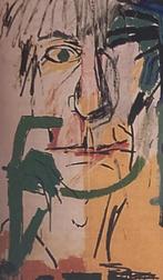 Jean Michel Basquiat: lithografie verkocht ingelijst, Antiek en Kunst, Ophalen of Verzenden