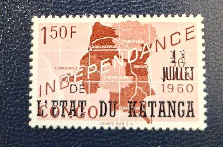 Tampon Katanga OBP 43*, Timbres & Monnaies, Timbres | Afrique, Enlèvement ou Envoi
