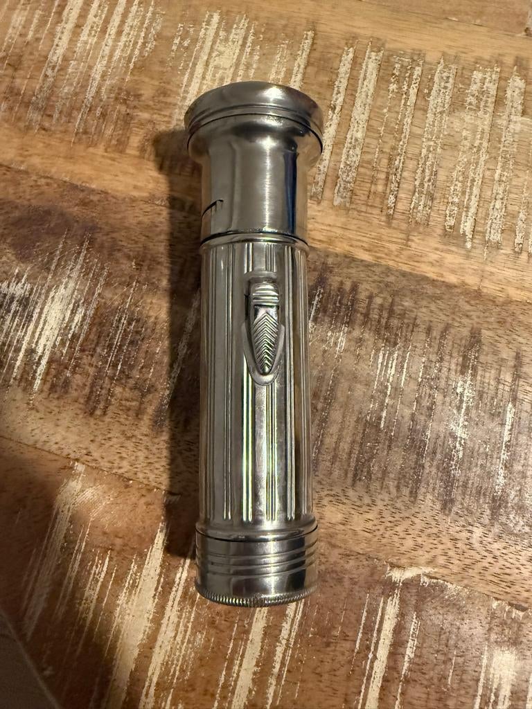 Lampe de poche rétro vintage, look Art Déco, lampe présent, Collections, Rétro, Autres types, Enlèvement ou Envoi