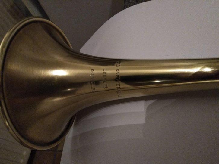 Trompet F. Van Cauwelaert, Muziek en Instrumenten, Blaasinstrumenten | Trompetten, Zo goed als nieuw, Overige typen, Ophalen of Verzenden