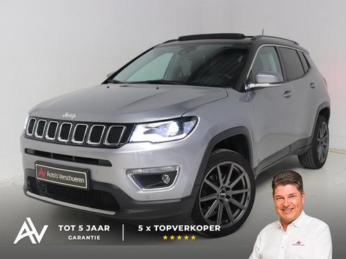Jeep Compass 1.4 Limited 4x4 Aut. ** ACC | Pano | Zetelverw., Auto's, Jeep, Bedrijf, Compass, ABS, Adaptive Cruise Control, Airbags