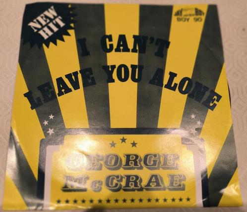 George McGrae - I can't leave you alone, Cd's en Dvd's, Vinyl Singles, Gebruikt, Single, Pop, 7 inch, Ophalen of Verzenden