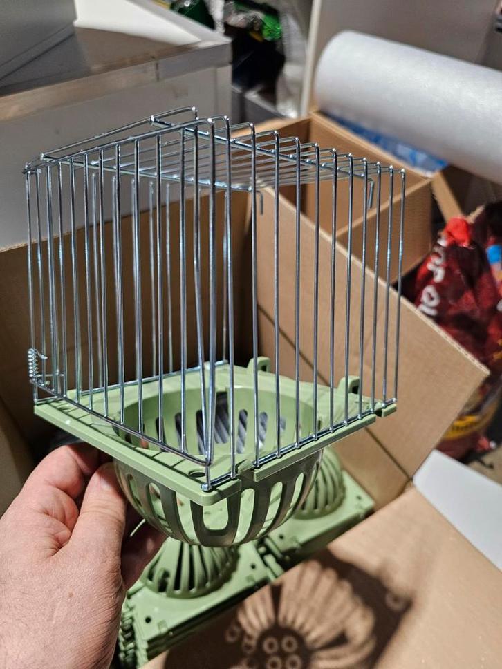 XXL Buitennest "GROEN" 12x11x16 ( NO20 ) Sta, Dieren en Toebehoren, Vogels | Toebehoren, Nieuw, Ophalen
