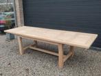 Table de ferme 3m chêne massif avec rallonges, Enlèvement, Chêne