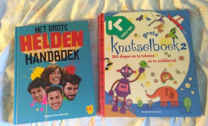 Ketnet Het grote helden handboek Grote knutselboek 2 tekenen, Boeken, Kinderboeken | Jeugd | onder 10 jaar, Ophalen of Verzenden