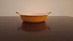 LE CREUSET ovenschaal oranje 15cm gietijzer vintage schaal, Overige materialen, Ophalen of Verzenden, Effen, Schaal of Schalen
