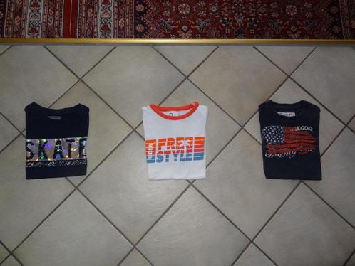 Pakketje kinder T-shirts (maat 128 / 8 j), Kinderen en Baby's, Kinderkleding | Maat 128, Gebruikt, Jongen, Shirt of Longsleeve
