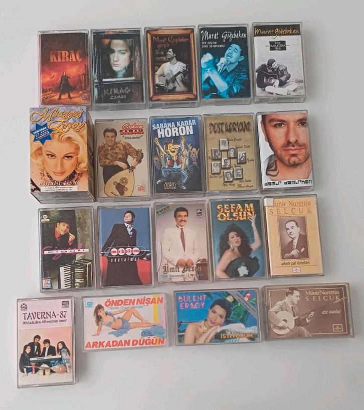 TURKSE audiocassettes - verschillende zangers, Cd's en Dvd's, Cassettebandjes, Zo goed als nieuw, Dance, Ophalen of Verzenden