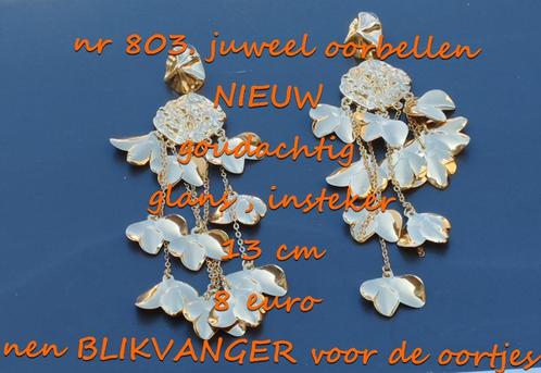 803. Juweel : oorbellen , NIEUW , verzending inbegrepen, Handtassen en Accessoires, Oorbellen, Nieuw, Knopjes of Stekers, Overige materialen