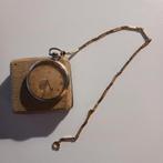 Antiek zakhorloge (A) goud en zilver kleur, Handtassen en Accessoires, Ophalen of Verzenden, Goud