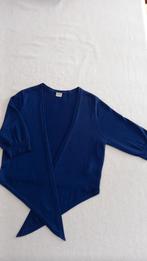 Nieuw, Kort blauw brei vestje maat 40,  L., Taille 38/40 (M), Bleu, Enlèvement ou Envoi, Neuf