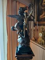 sculptuur Moreau & Scotte - Triomphe Immortel, Antiek en Kunst, Kunst | Beelden en Houtsnijwerken, Ophalen