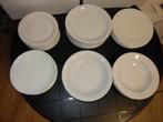 EEN LOT DESSERT- GROTE- en DIEPE BORDEN, Uni, Assiettes(s), Enlèvement, Utilisé