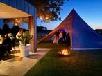 Professionele partytent stertent 10 meter in kleur taupe, Tuin en Terras, Partytenten, Ophalen, Gebruikt, 2 meter of meer, Stertent