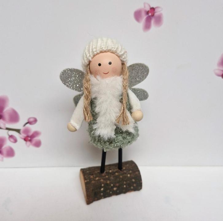 🤍 Engel Decoratief Figuur, Collections, Statues & Figurines, Comme neuf, Autres types, Enlèvement ou Envoi