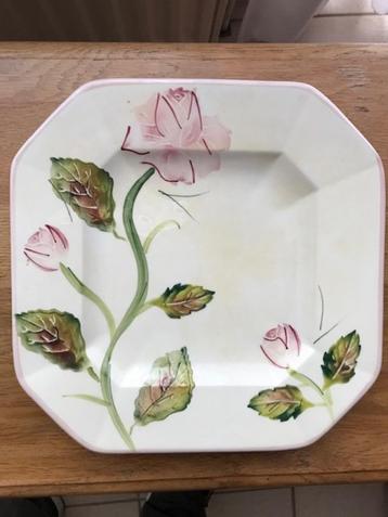 Assiette italienne JRM Ceramica floral