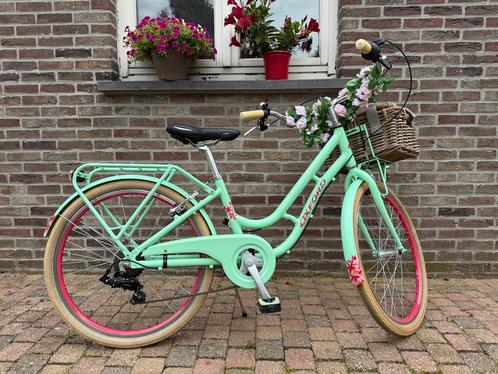 Oxford dama fiore 24 inch.Topstaat – Mandje + 2 zadels, Fietsen en Brommers, Fietsen | Meisjes, Zo goed als nieuw, 24 inch, Versnellingen