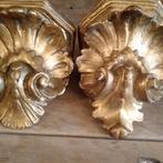 Vintage gipsen muur consoles. 2stuks, Verzenden