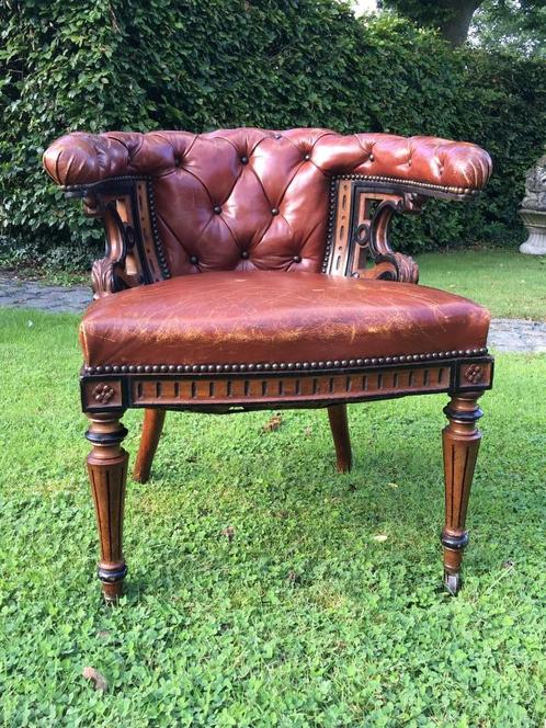 Unrestored Victorian desk chair !, Antiquités & Art, Antiquités | Bureau & Affaires, Enlèvement