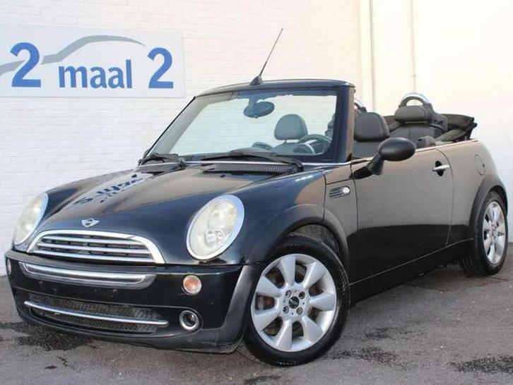 MINI Cabrio Cooper 1.6i Cabrio/Leder/Airco (bj 2005), Auto's, Mini, Bedrijf, Te koop, Cabrio, ABS, Airbags, Airconditioning, Bluetooth