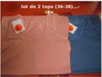 lot de 2 tops neufs 36/38, Vêtements | Femmes, Taille 36 (S), Sans manches, Autres couleurs, Enlèvement ou Envoi