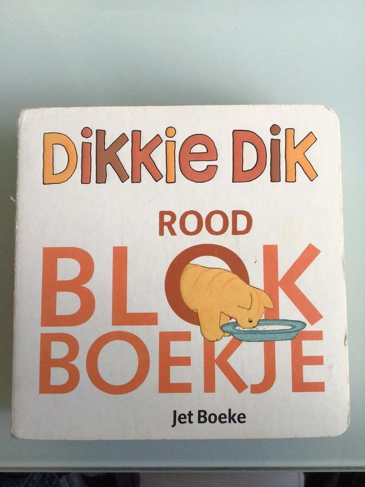 Jet Boeke - Rood blokboekje, Boeken, Kinderboeken | Baby's en Peuters, Ophalen of Verzenden