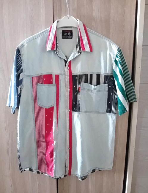 jeanshemd voor heren, korte mouwen, Kleding | Heren, Overhemden, Zo goed als nieuw, Ophalen of Verzenden