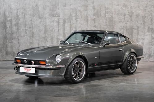 Datsun 280Z uit 1976, Auto's, Overige Auto's, Bedrijf, Te koop, Benzine, Coupé, 2 deurs, Handgeschakeld, Zilver of Grijs, Zwart