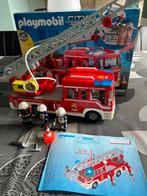 Playmobil brandweer ladderwagen, Kinderen en Baby's, Speelgoed | Playmobil, Complete set, Zo goed als nieuw, Ophalen