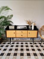 Vintage sixties dressoir | platenspeler meubel | kast retro, Ophalen, 100 tot 150 cm, Zo goed als nieuw, Vintage sixties