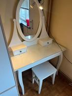 Make-uptafel/kaptafel ikea, Huis en Inrichting, Tafels | Kaptafels, Ophalen, Zo goed als nieuw, Hout