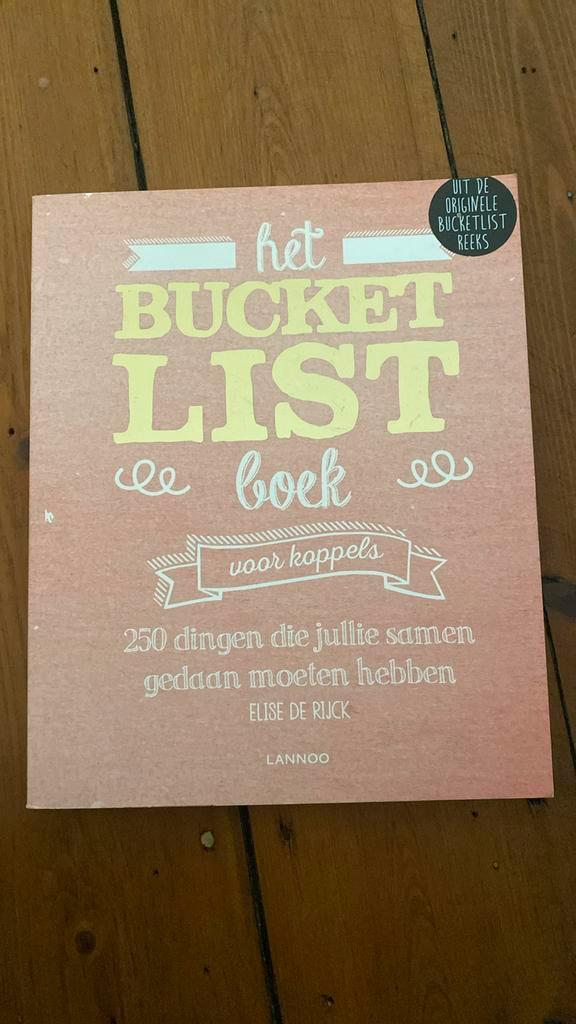Elise De Rijck - Het Bucketlist boek voor koppels, Boeken, Hobby en Vrije tijd, Zo goed als nieuw, Ophalen